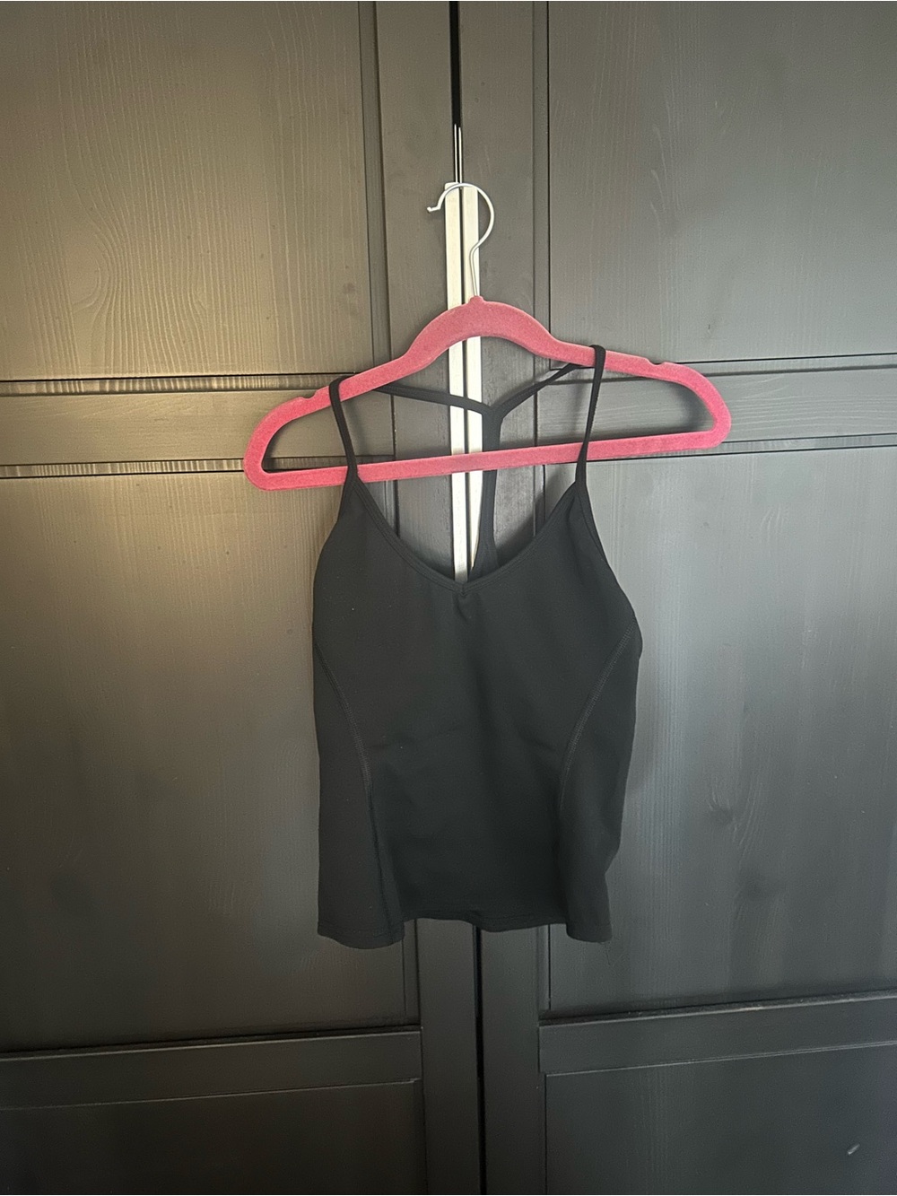 Garage Black V-Neck Spaghetti Strap Camisole